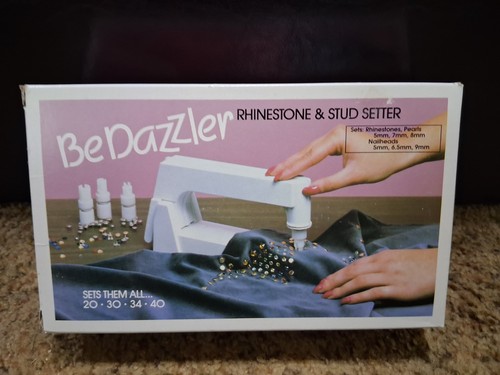 VTG 80s Bedazzler Rhinestone Stud Setter COMPLETE FREE SHIPPING