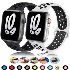 Breathable Sport Strap for Apple Watch 38-49mm Series 10 9 8 7 Ultra 2