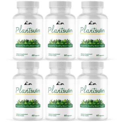 Plantsulin Capsules, Supports Healthy Blood Sugar-6 Bottles