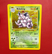 Wizards Nidoking 11/102 Base Set Holo Rare 1999 English Stage 2 90 HP on eBay