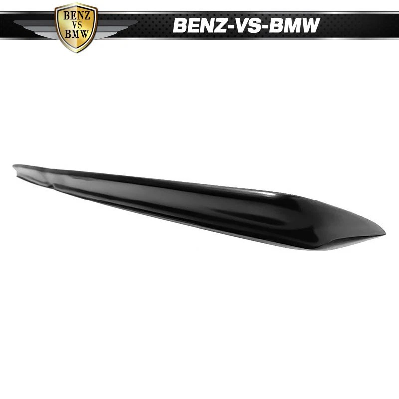 Fits 84-92 BMW E30 3 Series Trunk Spoiler Wing Lip IS Style Unpainted Black PU - Image 3 of 4