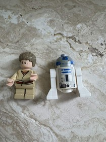 LEGO Star Wars Naboo Starfighter 7877 Incomplete Build w/ 2 Minifigures READ