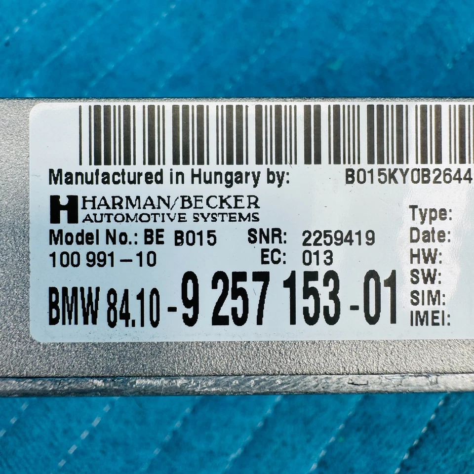 Оригинальный модуль управления 2012–2017 BMW 650i Telematic Bluetooth 925715301 - Изображение 2 из 4