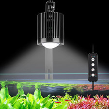 Clip on Aquarium Light, 24/7 Fish Tank Light with Timer, DIY 3 Colors  10 Brigh