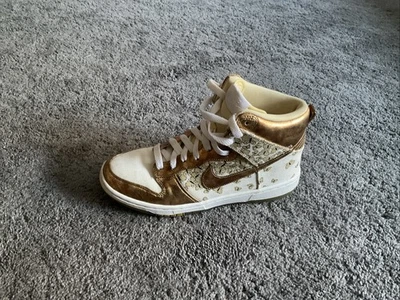 Nike Dunk Skinny High Metallic Gold W for sale | eBay