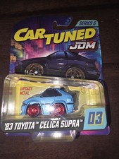 Car Tuned Series 5 Jdm 164 1983 Toyota Celica Supra Diecast Metal Blue Chase.