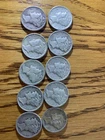 Mercury Dime lot of 10 coins - Circulated  - random dates - Lot A
