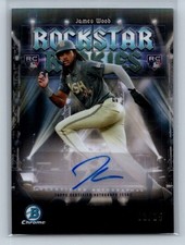 2025 Bowman Baseball James Wood Rockstar Rookies Auto /25