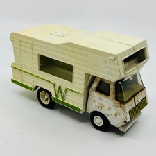 1973 Vintage Tonka Winnebago RV Camper White Tan and Green Mini Winnie 6 TD2