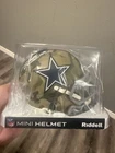 Ceedee Lamb Signed Cowboys Speed Mini Football Helmet Camo Fanatics Auto OU
