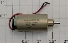 Faulhaber 1516E009G 9-Volt DC Can Micromotor with Gearbox and Wire