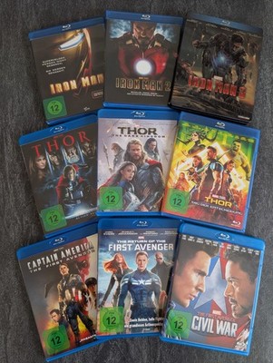 Iron Man, Thor, Captain America Trilogie/Collection Blu-ray