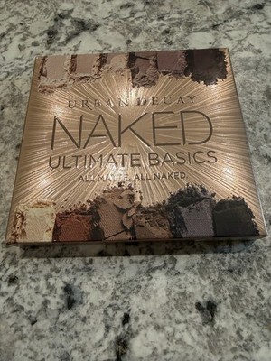NEW Urban Decay Naked Ultimate Basics Matte Neutrals Eye Shadow Palette & Brush