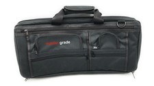 Master Grade Canvas Knife Bag 3-level Storage Case, Black Knife Bags for Chef...
