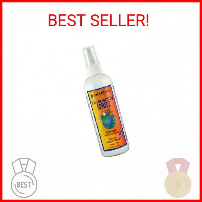 earthbath, Mango Tango 3-in-1 Dog & Puppy Deodorizing Spritz - Dog Odor Eliminat