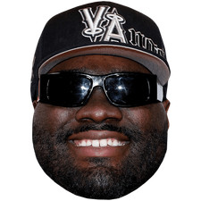 Mekhi Becton Sr (Cap) Celebrity Mask, Flat Card Face, Fancy Dress Mask