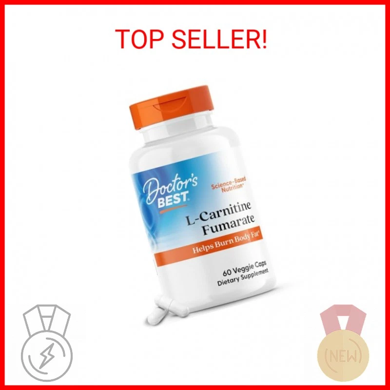 Doctors BEST L-Carnitina Fumarato, Ayuda a Quemar Grasa Corporal, Sin OGM, Sin Gluten, Así que Foto 2 de 2
