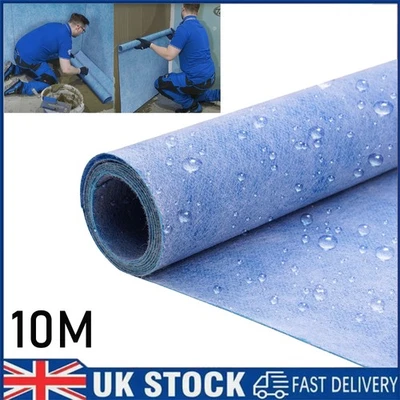 GOWTALL Waterproof Membrane Wet Room Shower Liner Tanking Fleece Matting Under Tile 10m²