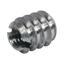 Screw-In Socket, with Screwdriver Slot 18.50 mm M10 15.00 mm External thread dia