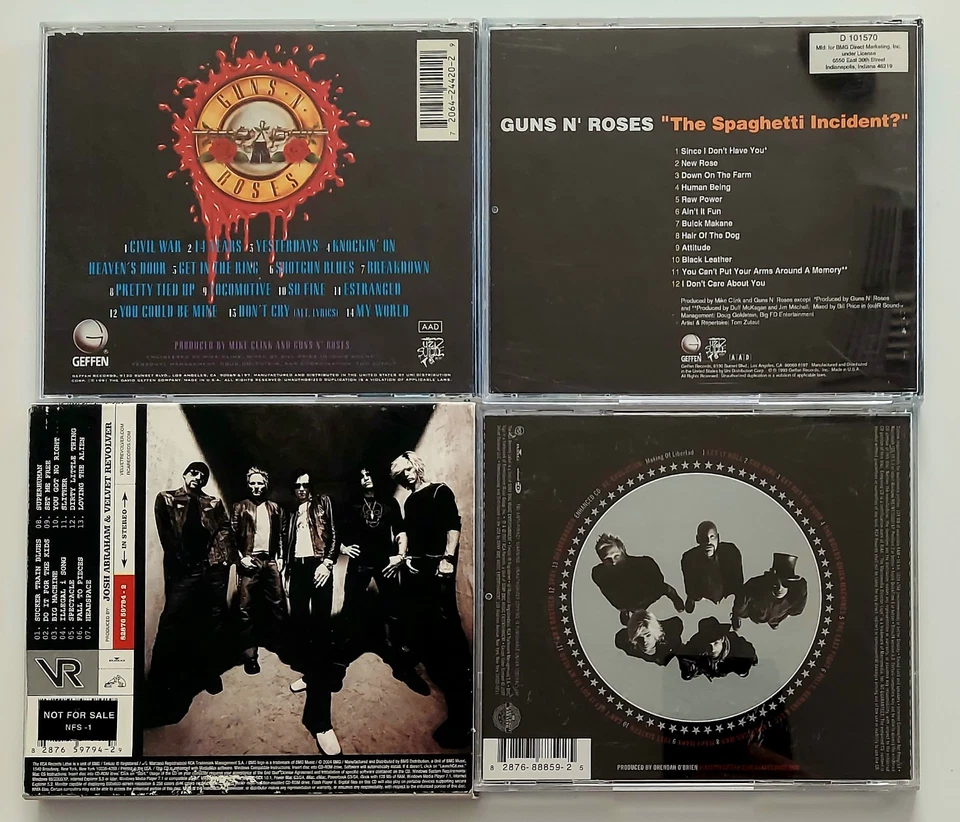 Guns N’ Roses / Velvet Revolver CD Lot Foto 2 de 4