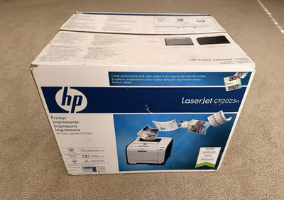 NEW HP Color LaserJet CP2025n Duplex Network Laser Workgroup Printer CB494A