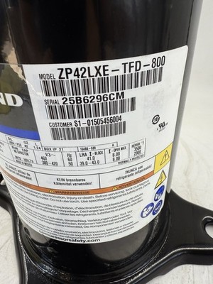 2SK246-GR 東芝 TAF333ESX P3099 CDP777ES NEW Copeland Scroll Compressor ZP42LXE-TFD-800 41,900 BTU R410A