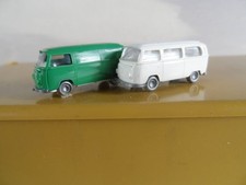 2 VW Busse Transporter Auto PKW Fahrzeug 1:160 von Wiking Spur N 330