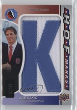 2024-25 Upper Deck SP Game Used HOF Marks 20/35 Joe Sakic #HOFM-JS HOF 0o04