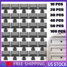 Matte Black Cabinet Pull Kitchen Drawer Handles Door Knobs Cupboard Hardware Lot