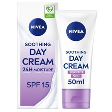 NIVEA Sensitive Day Cream (50 ml), Face and 50 ml (Pack of 1) 