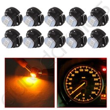 10 X Amberyellow T5t4.7 Neo Wedge Led Instrument Dash Climate Light Bulbs 12v