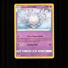 Galarian Cursola 118/264 Rare Fusion Strike Pokemon Regular Rare Near Mint