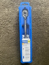 Kobalt 50-250in-lbs 1/4" Reversible Ratcheting Head Torque Wrench #2884730 NEW