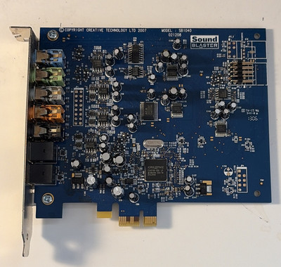 Creative Sound Blaster SB1040 PCIe x1 7.1 Sound Card 3.5mm S/PDIF Output
