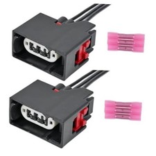 2Pcs Front Turn Signal Light Connector for Jeep Wrangler JK 2007-2018, Replace