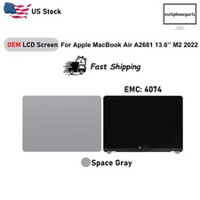 OEM LCD Display Screen For Apple MacBook Air A2681 M2 13.6in EMC 4074 Space Gray