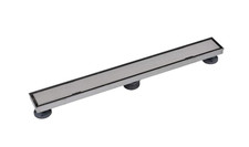 OATEY Designline 28 in Stainless Steel Linear Shower Drain with Tile-In Pattern