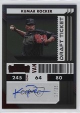 2022 Chronicles Contenders Prospect Ticket Draft Red 13/25 Kumar Rocker Auto v9t