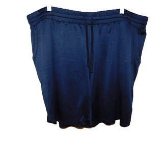 St. John's Bay Active Women Navy Blue Elastic Drawstring Waist Shorts Size 2X