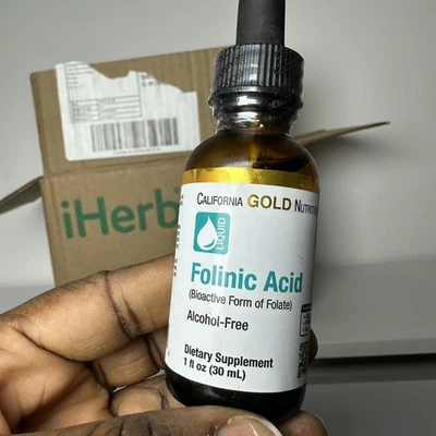 CALIFORNIA GOLD NUTRITION ORIGINAL IHerb Folinic Acid, Leucovorin bought from iHerb UK. See Description