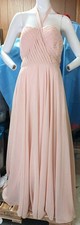 Morilee by Madeline Gardner maxi light pink Chiffon formal Dress women size  14