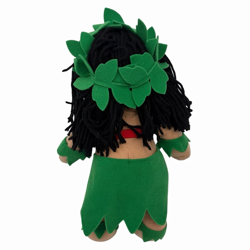 Disney Lilo & Stitch Hulu Niña Lilo 12” Peluche Hawaii Luau Hierba Falda Aplausos Foto 2 de 4