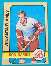 1972-73 Topps #138 Ron Harris Atlanta Flames HOCKEY Card N6