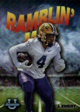 2022 Bowman University Chrome John Emery #RM-7 Ramblin Man LSU Tigers