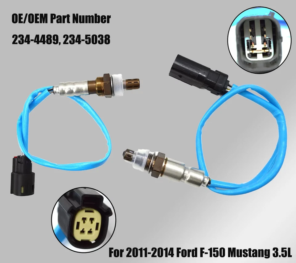 4 sensores de oxígeno para Ford Edge 11-14 Explorer 3,5 L Lincoln MKX Mazda CX-9 11-15 Foto 3 de 4