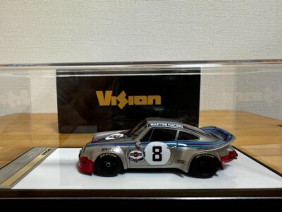 【VISION】Porsche 911RSR Martini Racing #8 Used VISION Porsche 911 RSR Martini Racing 1973 No.8 1/43