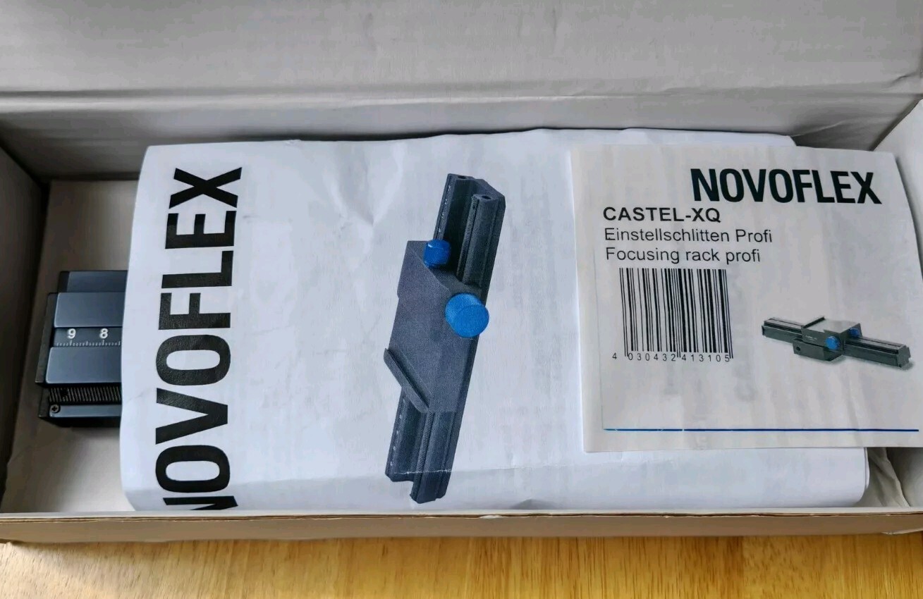 Castel Racking Novoflex Castel XQ Macro Focus Rails Accessory CASTEL-XQ - Focusing ...