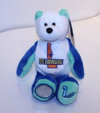 Limited Treasures 50 States Of America State Quarters Coin Bear - Delaware