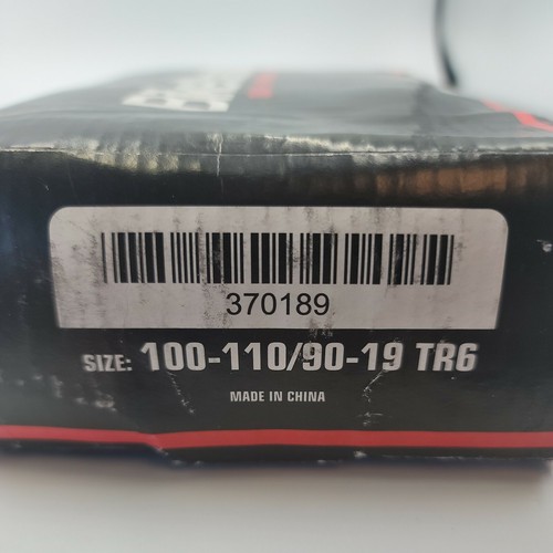 BikeMaster 370189 Motorcycle/ATV Tubes 100-110/90-19, TR6 Inner Tube