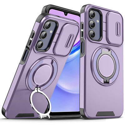 For Samsung Galaxy A16 A17 A15 A23 A25 A35 A54 Magnetic Ring Stand Rugged Case